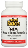 Natural Factors NEM® Knee & Joint Formula with Glucosamine