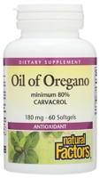 Natural Factors Oil of Oregano