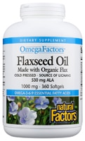 Natural Factors OmegaFactors Flaxseed Oil