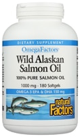 Natural Factors OmegaFactors Wild Alaskan Salmon Oil