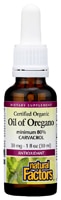 Natural Factors Organic Oil of Oregano