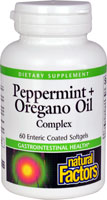 Natural Factors Peppermint Plus Oregano Oil Complex