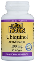 Natural Factors Ubiquinol QH® Active CoQ10