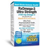 Natural Factors Ultra Strength RxOmega-3 with Vitamin D3