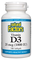 Natural Factors Vitamin D3