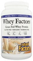 Natural Factors Whey Factors Natural French Vanilla