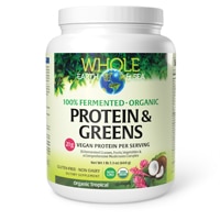 Natural Factors Whole Earth & Sea 100% Fermented Organic Protein & Greens Tropical