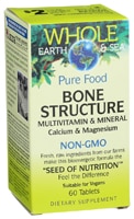 Natural Factors Whole Earth & Sea Bone Structure Multivitamin & Mineral