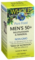 Natural Factors Whole Earth & Sea® Men's 50 plus Multivitamin & Mineral