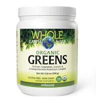 Natural Factors Whole Earth & Sea Organic Greens Unflavored