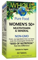 Natural Factors Whole Earth & Sea Women's 50 plus Multivitamin & Mineral