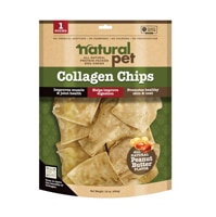 Natural Pet Collagen Chips Natural Dog Chew Peanut Butter