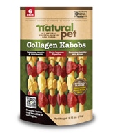 Natural Pet Collagen Kabobs Dog Chews Peanut Butter Sweet Potato Beets