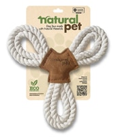 Natural Pet Dog Toy Eco-Friendly Leather Tri-Flyer