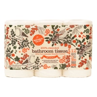 Natural Value Bathroom Tissue 100% Recycled Toilet Paper Double Roll 2 Ply 400 Sheets