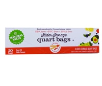 Natural Value Slider Storage Quart Bags BPA Free
