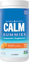 Natural Vitality Calm Gummies Orange