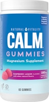 Natural Vitality Calm Gummies Raspberry Lemon