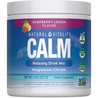 Natural Vitality Calm Magnesium Drink Powder Raspberry Lemon