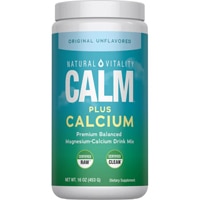 Natural Vitality Calm Plus Calcium Magnesium Drink Mix Original Unflavored