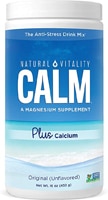 Natural Vitality Calm Plus Calcium Powder Original Unflavored