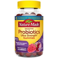 Nature Made Digestive Probiotics Ultra-Strength Adult Gummies Raspberry & Cherry