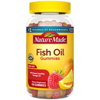 Nature Made Fish Oil Adult Gummies Orange Lemon & Strawberry Banana