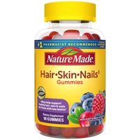 Nature Made Hair-Skin-Nails Adult Gummies Mixed Berry Cranberry & Blueberry