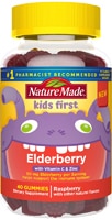 Nature Made Kids First Elderberry Gummies Raspberry