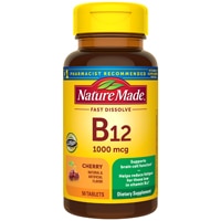 Nature Made Vitamin B-12 Fast-Dissolve Cherry