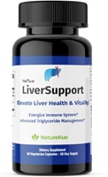 NatureKue LiverSupport Essential Liver Support Supplement for Natural Detox, Antioxidant & Energy