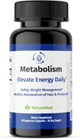 NatureKue Metabolism Natural Weight Management & Energy Support with Immune & Digestive Health
