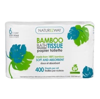 NatureZWay Bath Tissue Bamboo 2-Ply 400 Sheet Roll
