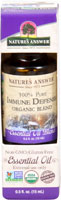 Nature's Answer 100% Pure Organic Essential Oil Blend Immune Defense