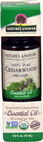 Nature's Answer 100% Pure Organic Essential Oil Cedarwood