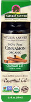 Nature's Answer 100% Pure Organic Essential Oil Cinnamon