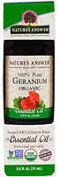 Nature's Answer 100% Pure Organic Essential Oil Geranium