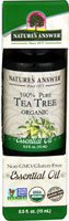 Nature's Answer 100% Pure Organic Essential Oil Tea Tree