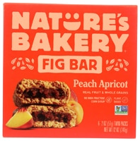 Nature's Bakery Whole Wheat Fig Bar Peach Apricot