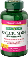 Nature's Bounty Calcium 600 with Vitamin D3