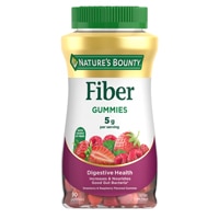 Nature's Bounty Fiber Gummies Strawberry & Raspberry