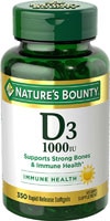 Nature's Bounty Vitamin D3 1000 IU High Potency