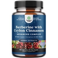 Nature's Craft Berberine Advanced Complex With Ceylon Cinnamon & Milk Thistle