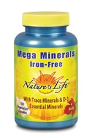 Nature's Life Mega Minerals Iron-Free