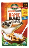 Nature's Path EnviroKidz Organic Leapin' Lemurs Cereal Peanut Butter & Chocolate