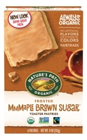 Nature's Path Organic Frosted Toaster Pastries Maple Brown Sugar
