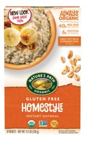 Nature's Path Organic Gluten Free Instant Oatmeal Homestyle