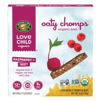 Nature's Path Organic Love Child Oaty Chomps Snack Bar Raspberry + Beet
