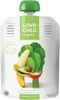 Nature's Path Organic Love Child Superblends Baby Puree Apples Bananas Spinach Avocado