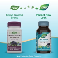 Nature's Way Bilberry Premium Extract - Supports Eye Health